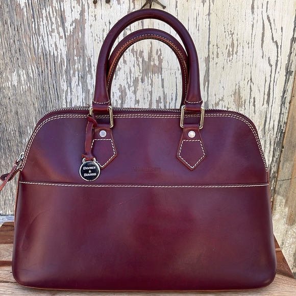 Dooney & Bourke Bags Dooney Bourke Made In Italy Maroon Purse With
